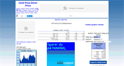 Desktop Screenshot of dk.goldgoldprice.com