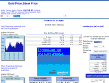 Tablet Screenshot of fr.goldgoldprice.com